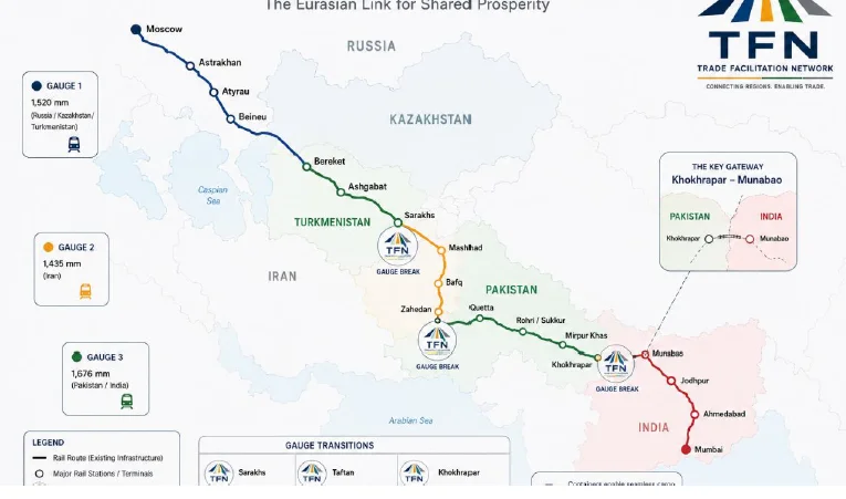 Why an Existing Pakistan–India Rail Link Could Become a Strategic Missing Link in Eurasian Connectivity