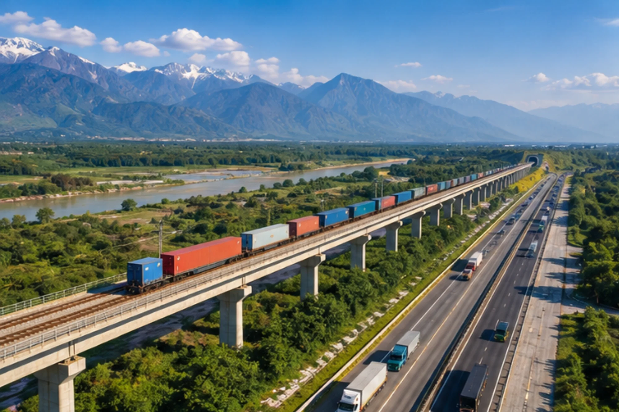 Infrastructure and Trade Corridors icon